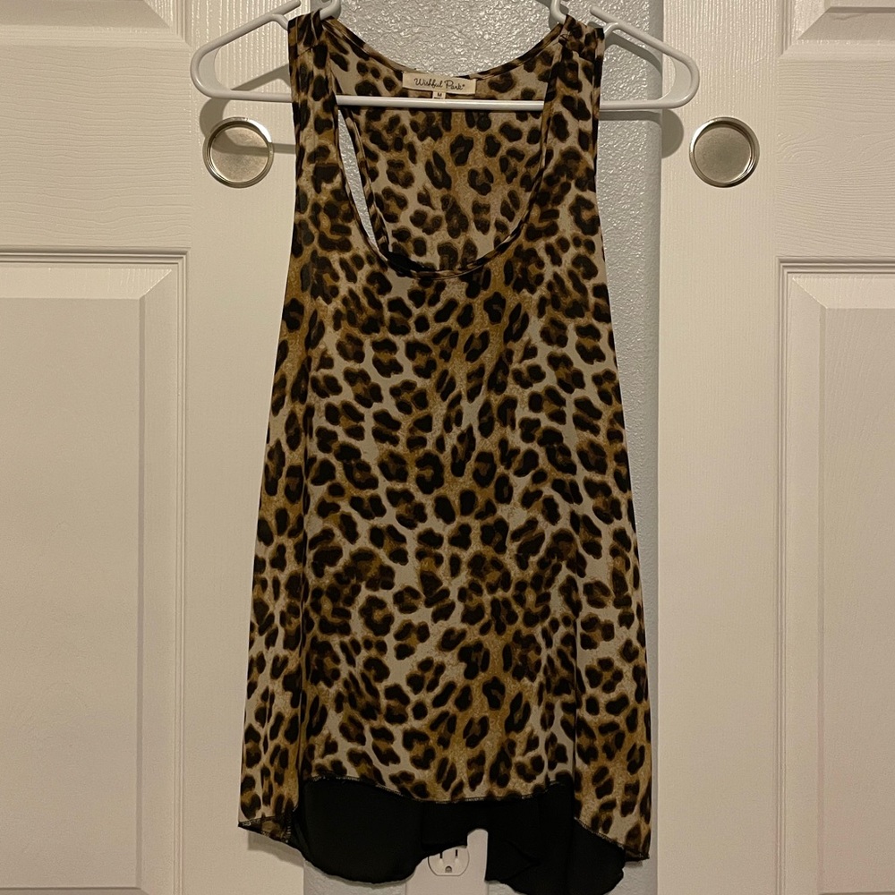 Leopard Print Tank Top